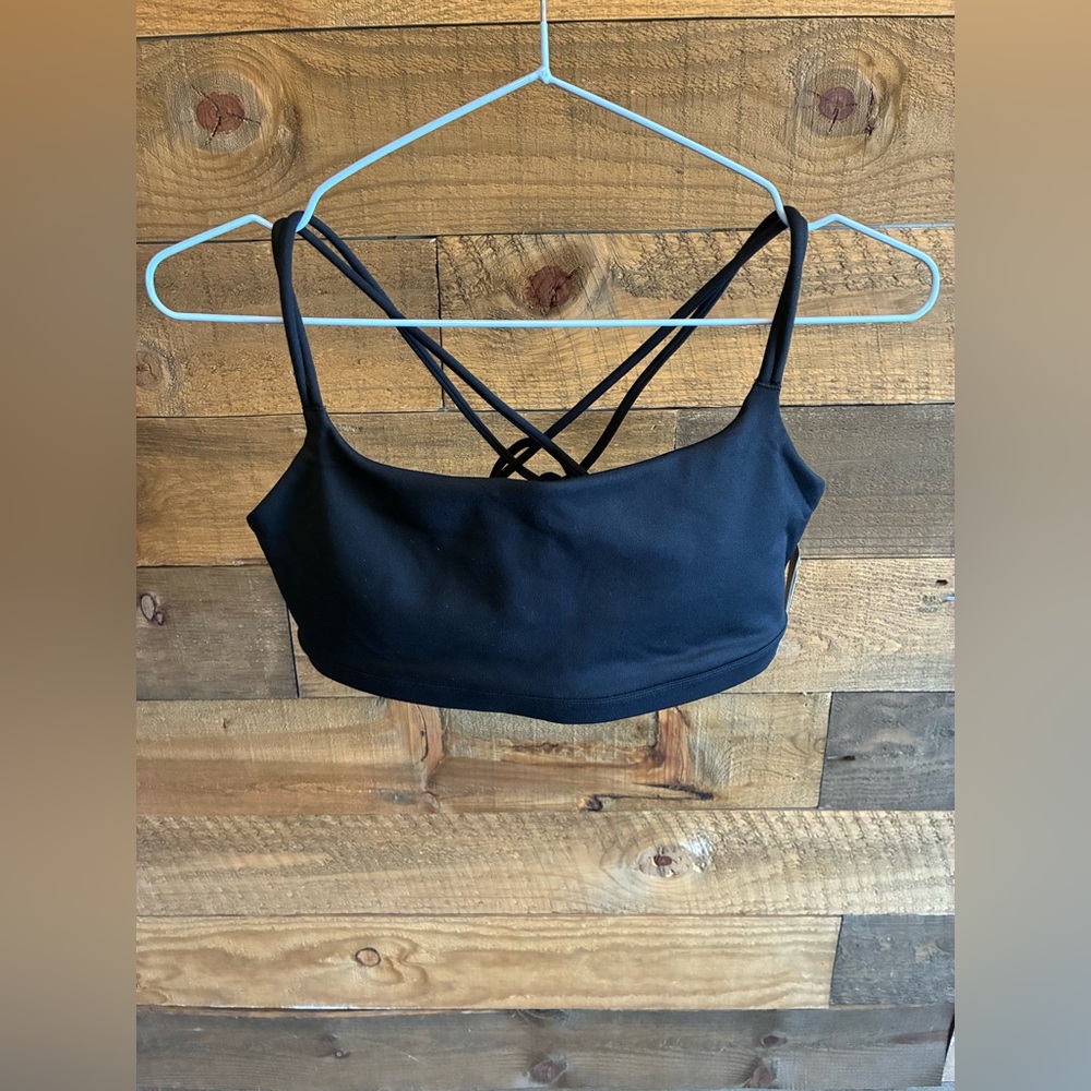 GAP Black Strappy Back Crop Top